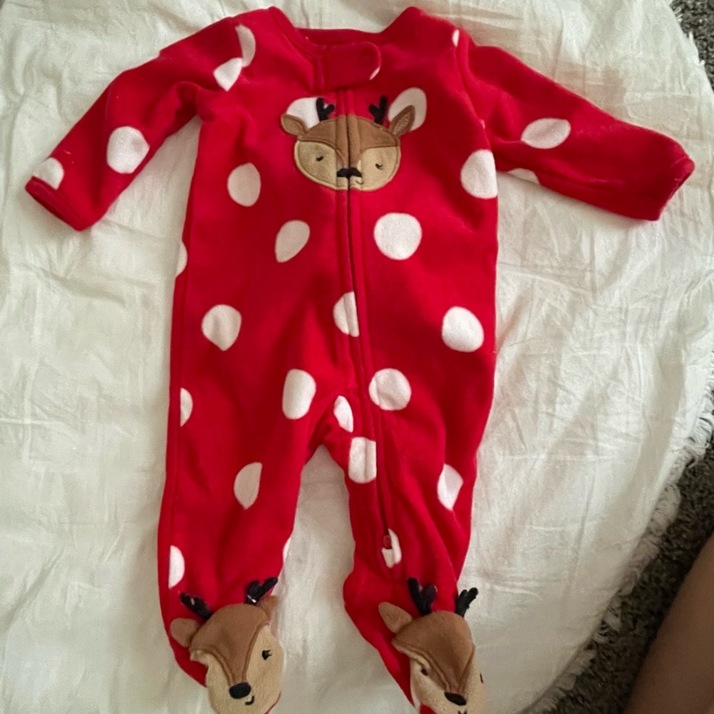Newborn fleece onesie (Target)